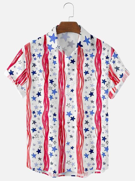 

Men's printed casual fashion shirt, Color, Men's Floral shirt