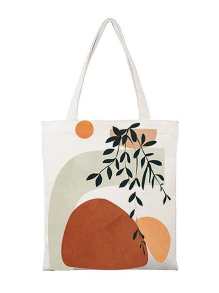 

Canvas Shoulder Bags, Pink-white, Bags