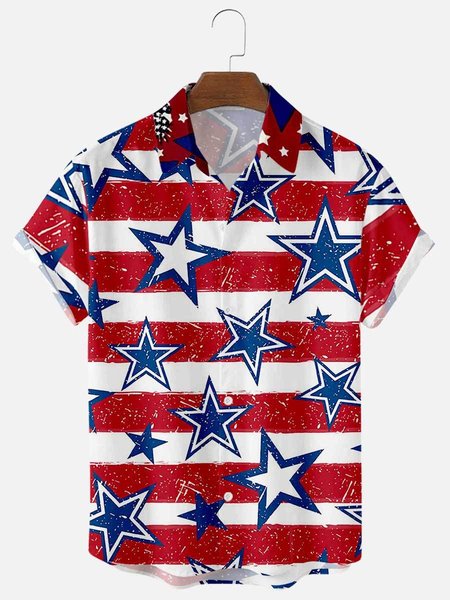 

Men's printed casual fashion shirt, Color, Men's Floral shirt