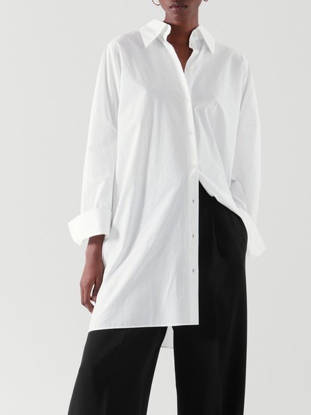 

Casual Shirt Collar Shirts & Tops, White, Blouses & Shirts