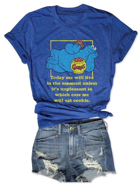 

Cookie Wisdom Tee, Blue, T-shirts