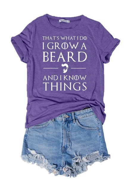 

Funny Beard Gift Shirts Tops, Purple, T-shirts