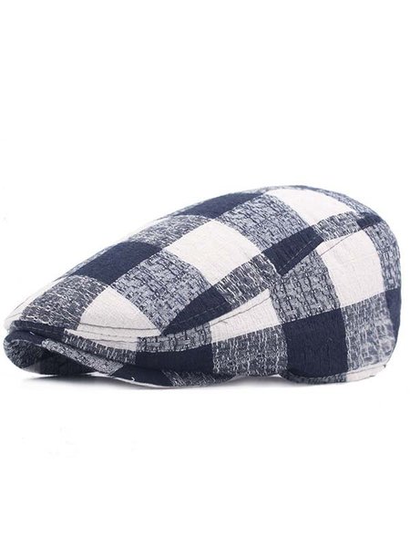 

Men's fashion beret, Navyblue, Hats