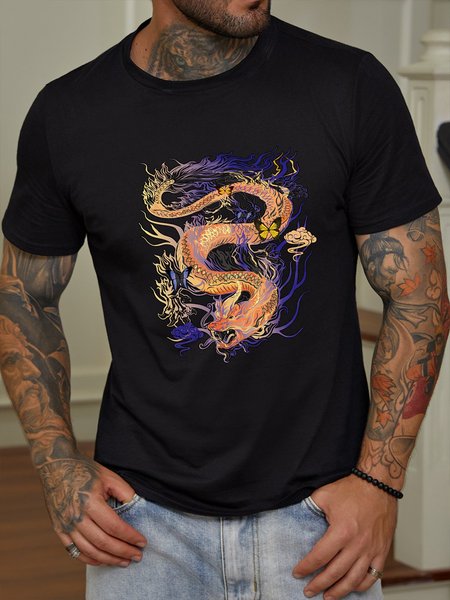 

Dragon Men's T-shirt, Black, T-shirts