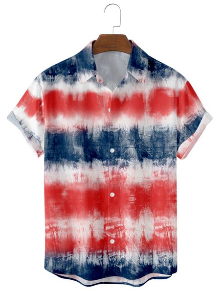

Men's printed casual fashion shirt, Color, Men's Floral shirt