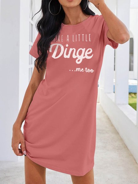 

I Like A Little Ding Me Too Women Dress, Brick red, Casual Dress
