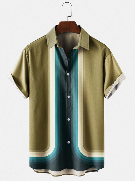

Vintage Shirts & Tops, Army green, Men's Floral shirt