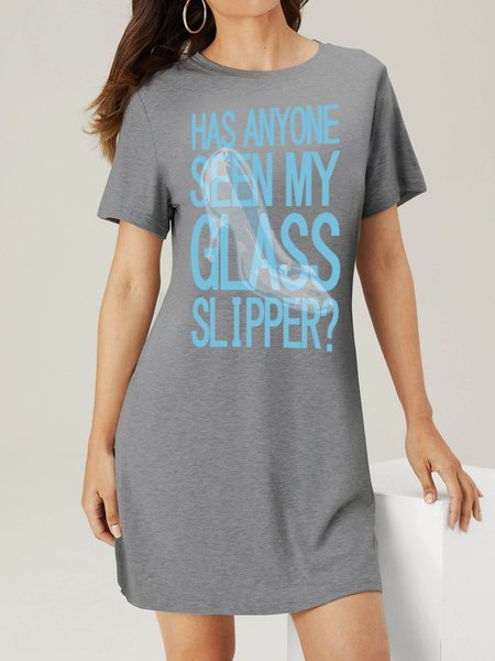 

Has Anyone Seen My Glass Slipper Women Dress, Light gray, Casual Dress