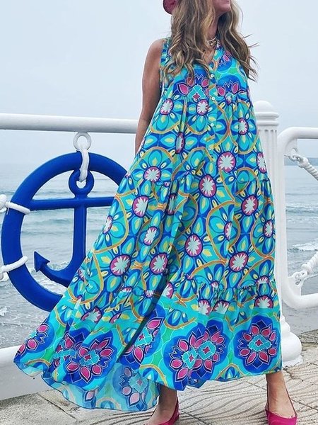 

Vintage Tribal Dresses, Blue, Dresses