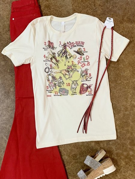 

Casual Crew Neck Cotton-Blend Shirts & Tops, White, T-shirts