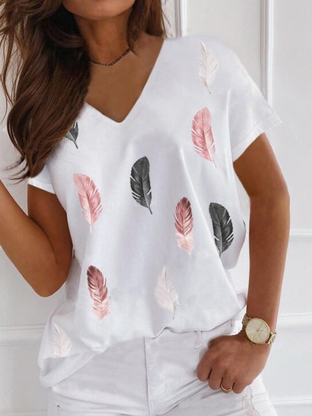 

Graphic Casual Shirts & Tops, White, Tops
