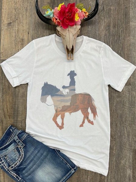 

O-Neck Shirts & Tops, White, T-shirts