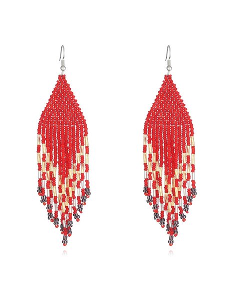 

Vacanza perline Orecchini, Rosso, Earring