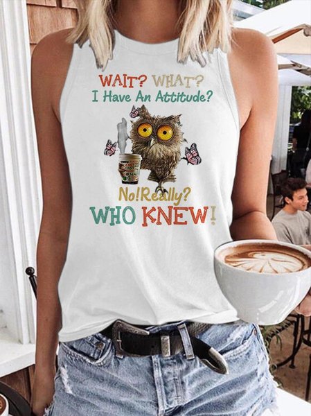 

Cotton-Blend Shirts & Tops, White, Tank Tops