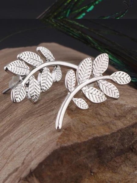 

Simple Leap Earrings, Silver, Earrings