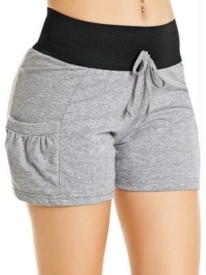 

Cotton Shift Pants, Gray, Shorts