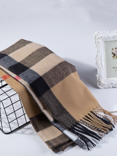 

Fall Daily Unisex Scarves & Shawls, Khaki, Scarves