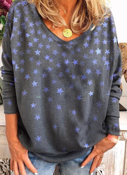 

Casual V Neck Sweatshirt, Gray, Hoodies & Sweatshirts