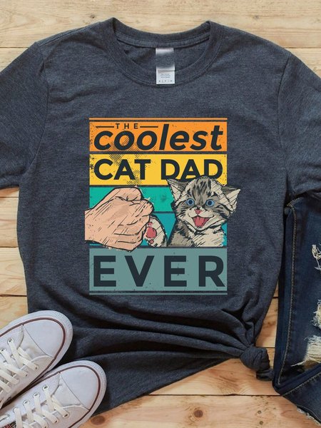 

Cat Daddy Shirt, Dark blue, T-shirts