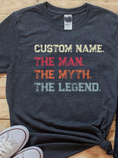 

The man the myth the legend shirt, Dark blue, T-shirts