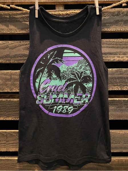 

Cruel Summer 1989 vintage Tanks & Camis, Black, Tank Tops