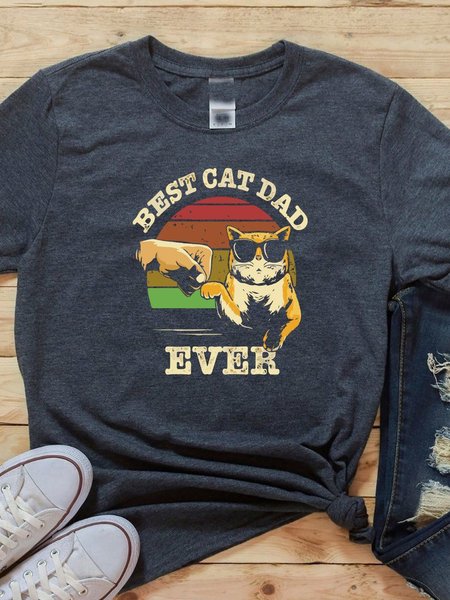 

Cat Daddy Shirt, Dark blue, T-shirts