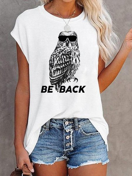 

Owl Shirt, White, T-shirts
