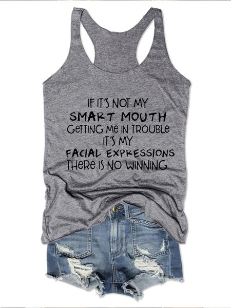

There Is No Winning Tank Top, Gray, Tank Tops