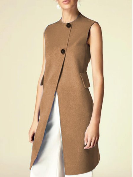 

Solido Girocollo Formale Superiore, Brown, Dresses