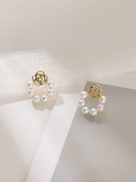 

Elegant Earrings, Golden, Earrings