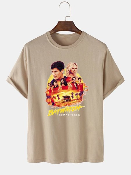 

Cotton Shirts & Tops, Khaki, Men's t-shirts