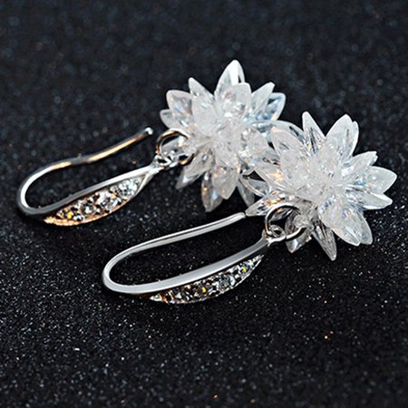 

Ice diamond earrings, Silver, Earrings
