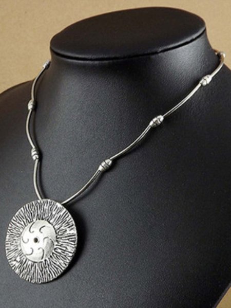 

Plain Alloy Necklaces, Silver, Necklaces