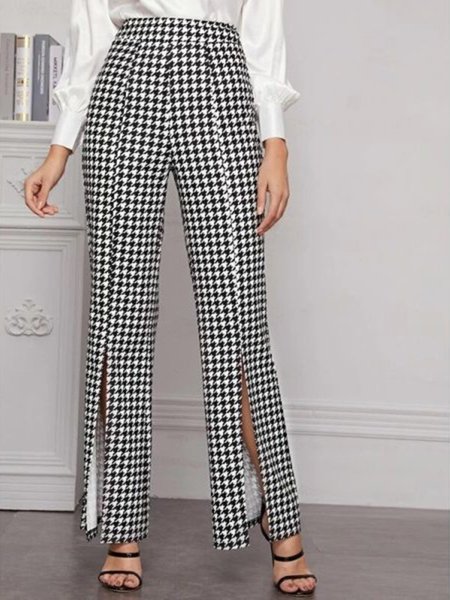 

Work Shift Pants, As picture, Straight Leg Pants