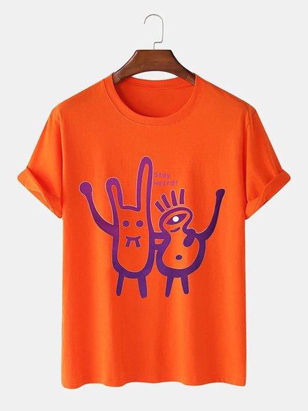 

Cotton Shirts & Tops, Orange, Men's t-shirts