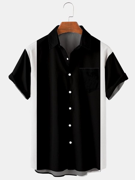 

Shirt Collar Vintage Shirts & Tops, White, Men's shirts