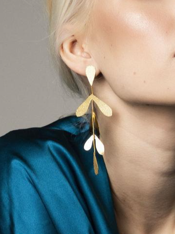 

Casual Earrings, Golden, Earrings