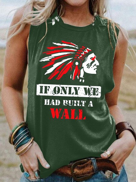 

Native American 1492 proudly in Columbus Day Women’s Crew Neck Cotton-Blend Casual Shift T-shirt, Dark green, Tank Tops