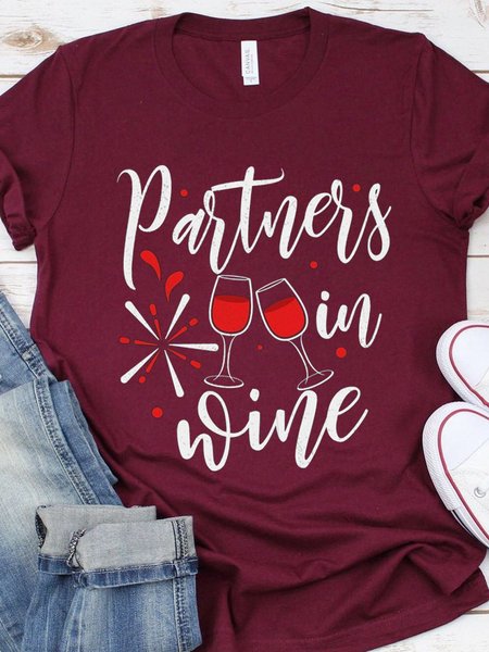 

Partners in Wine Shirt & Tops, Wine red, T-shirts