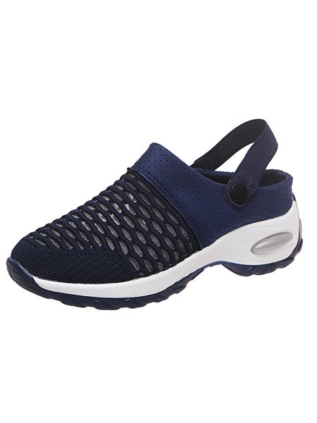

Flying Woven Mesh Breathable Sports Sandals, Deep blue, Athletic & Casual Shoes