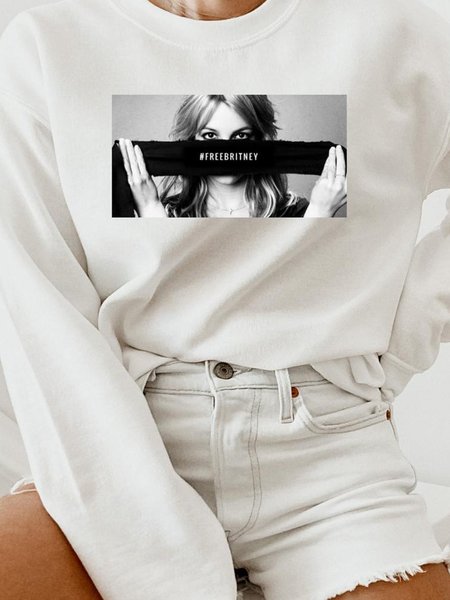 

Freebritney Sweatshirt, White, Hoodies&Sweatshirts