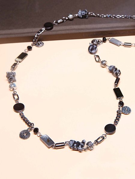 

Vintage Necklaces, Black, Necklaces
