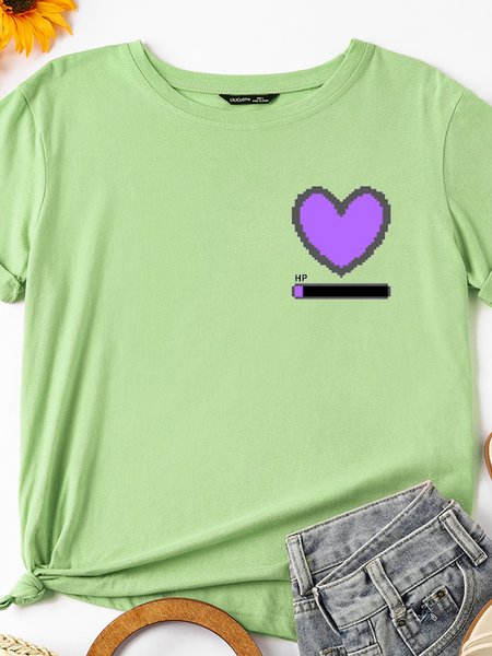 

Purple Heart Women‘s Shift Short Sleeve Shirts & Tops, Olive green, T-shirts