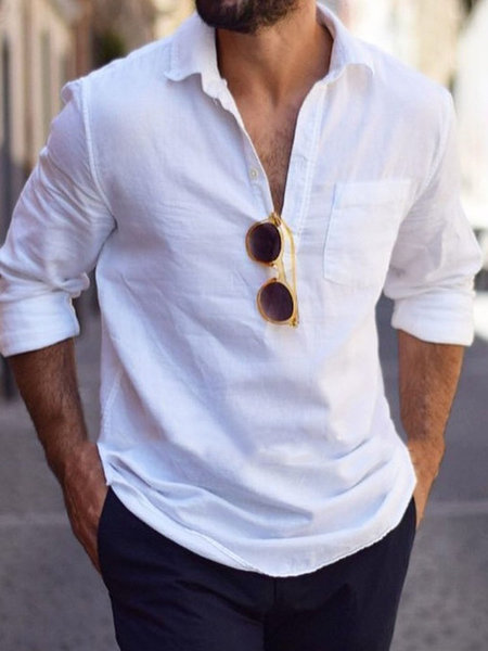 

Casual Shirts & Tops, White, Men's shirts