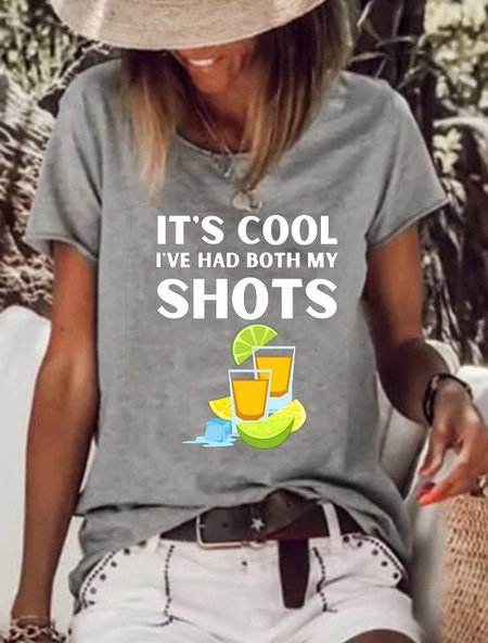 

It's Cool I've had both my Shots T-Shirt, Gray, T-shirts