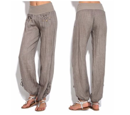 

Women Casual Pants Comfy Daily Bottoms for Summer Fall, Coffee, Pants