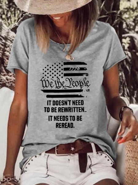 

It Doesn't Need To Be Rewritten Women's T-Shirt, Grey, T-shirts