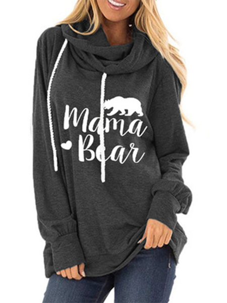 

Casual Hoodie Sweatshirt, Gray, Hoodies & Sweatshirts