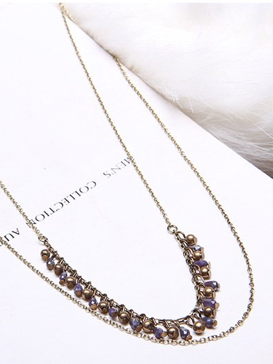 

Plain Casual Necklaces, Black, Necklaces