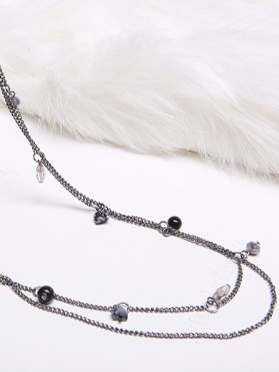 

Vintage Alloy Necklaces, Black, Necklaces